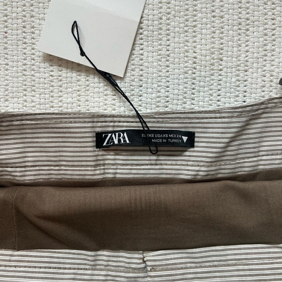 Zara Gray Pinstripe Bustier - Picture 4 of 9